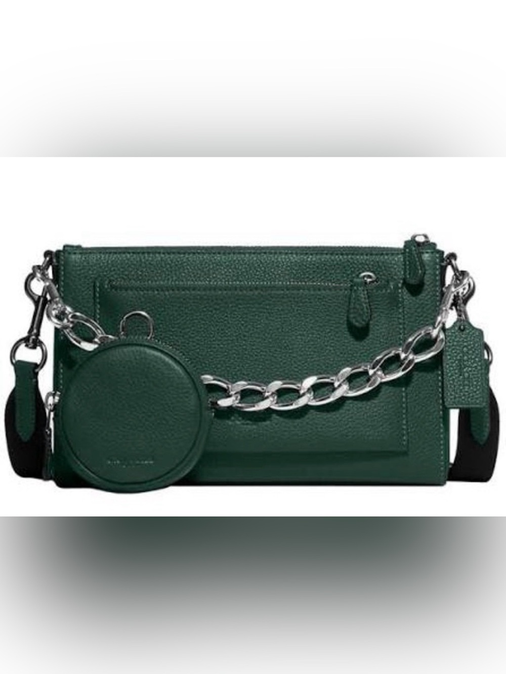 Coach Holden Crossbody Bag in Everglade/ Silver - Picture 2 of 9